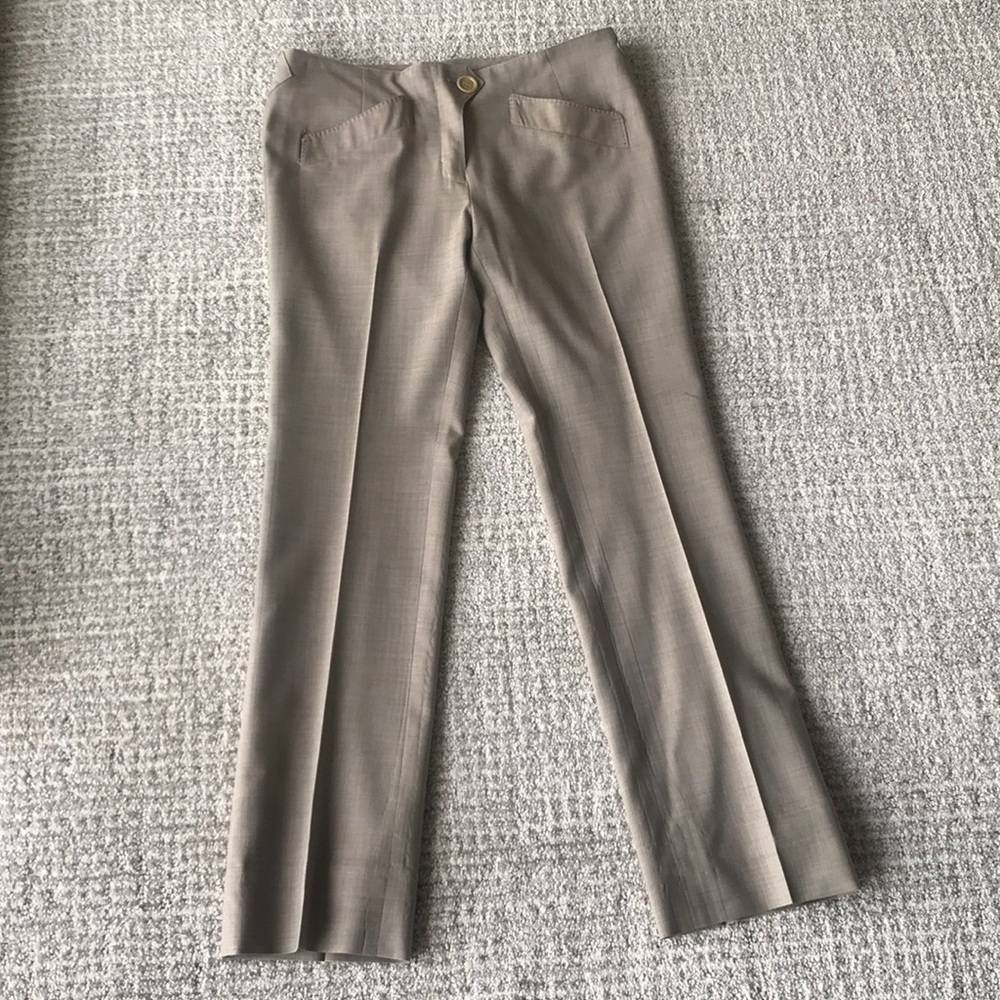 Max Studio Tan / Grey Trouser Pants Size 4